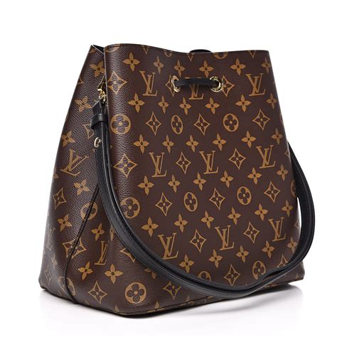 louis vuitton monogram neonoe mm black